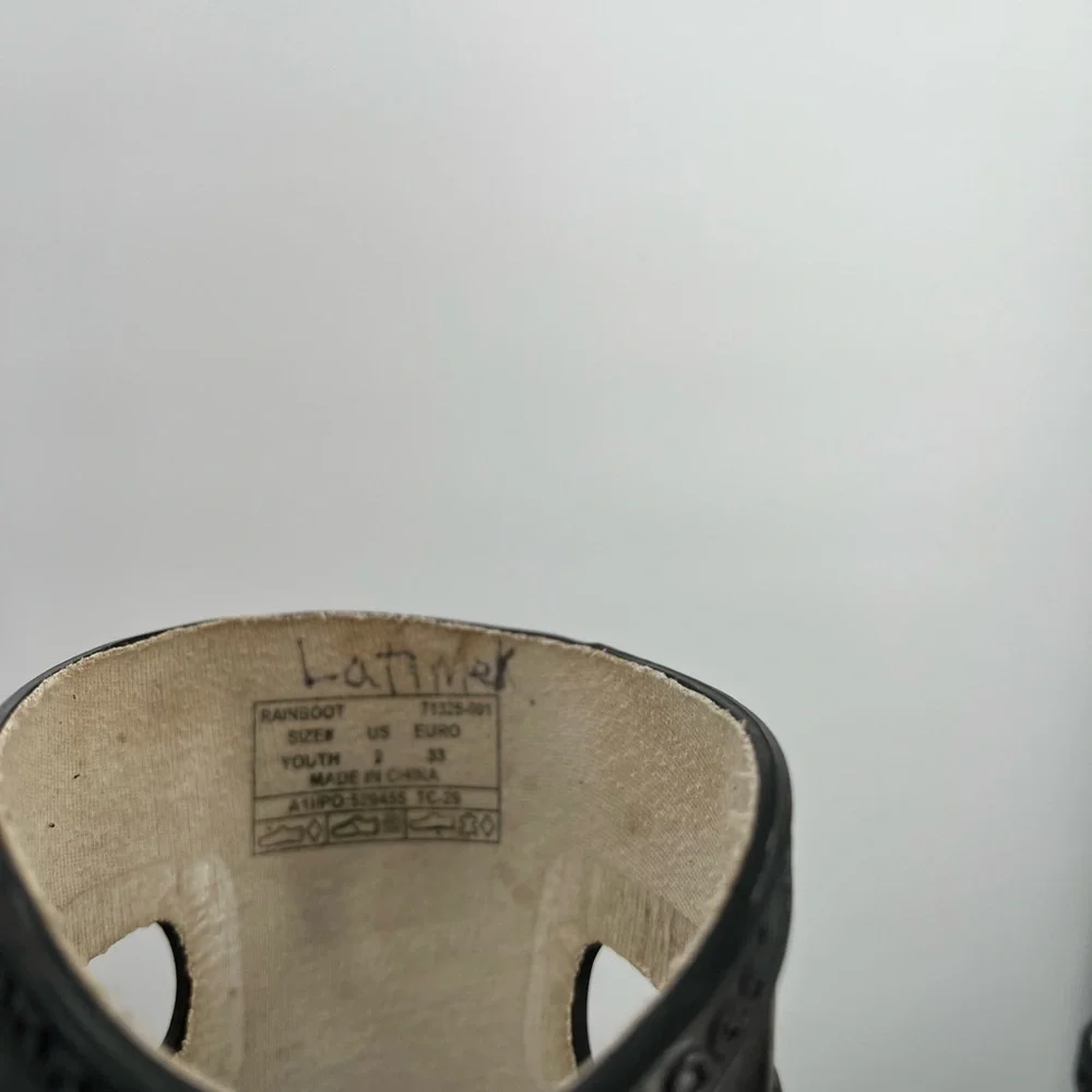 BOGS Solid Rain Boots Youth Size 2